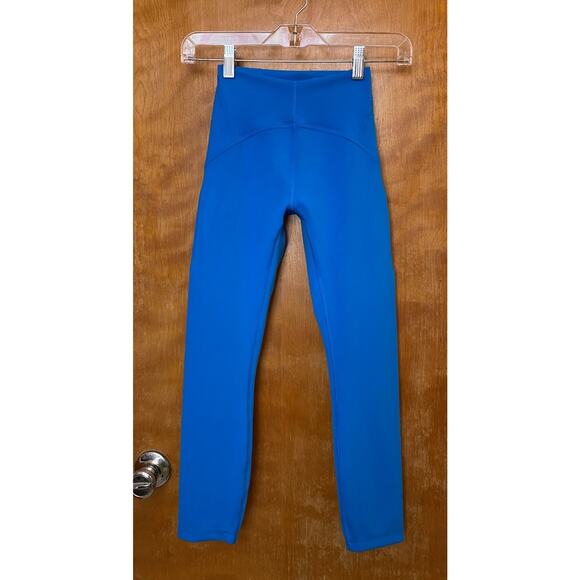 Lululemon InStill High-Rise Tight 23” Poolside Blue Nulu Luxtreme Size 0 Crop - Picture 2 of 7